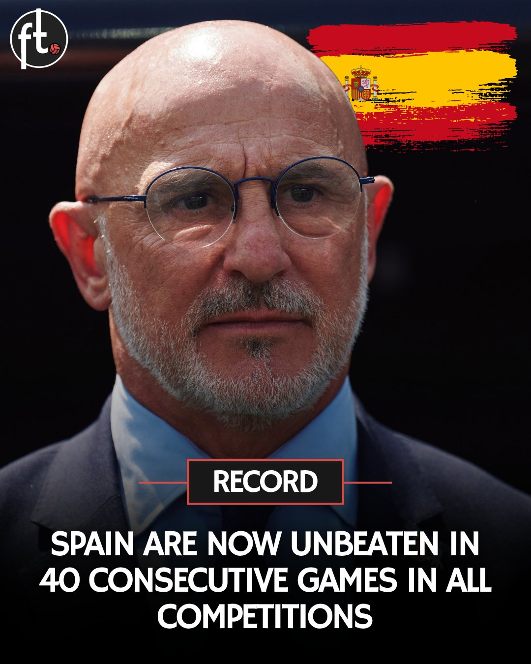 🇪🇸 纪录：西班牙各项赛事连续 40 场保持不败，刷新了自身纪录。🏆🏆 