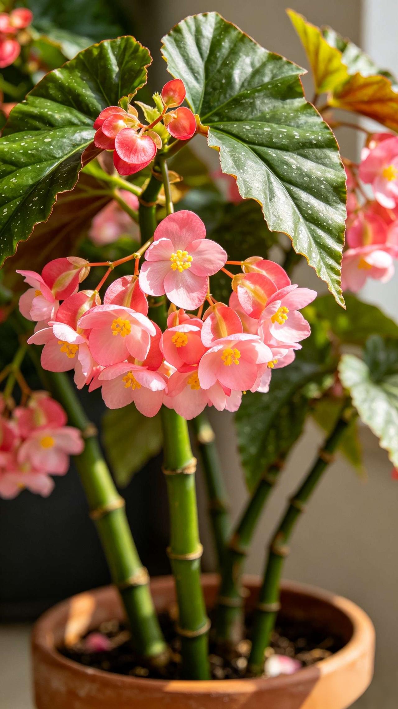竹节海棠：静守一隅，默默开花悟人生

家里养了一盆竹节海棠，不起眼的枝干一节一节