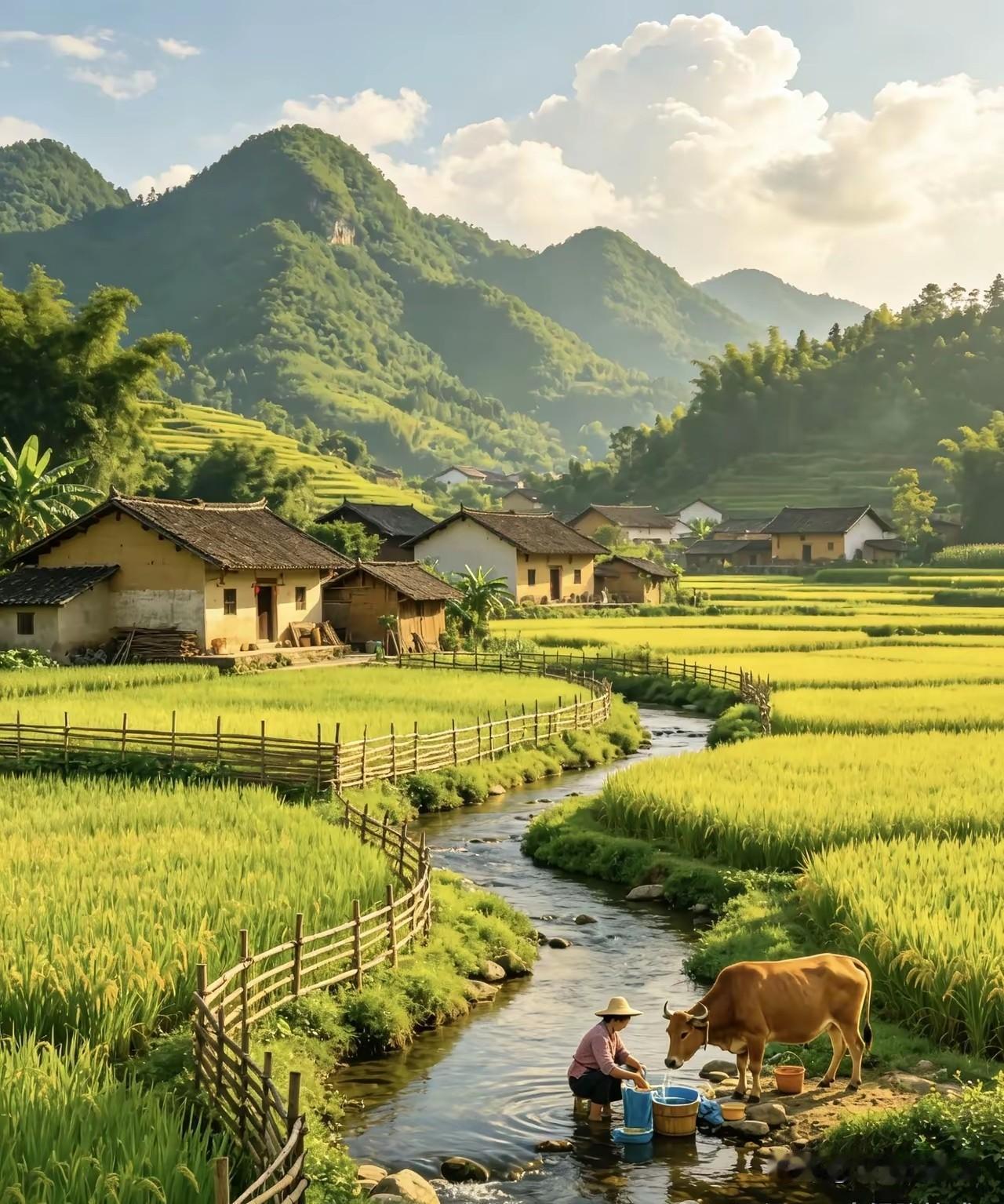 《山野写生》

文/范圣嘉
 
临水铺笺画远峰，
苍松叠石伴云浓。
闲行漫描山野