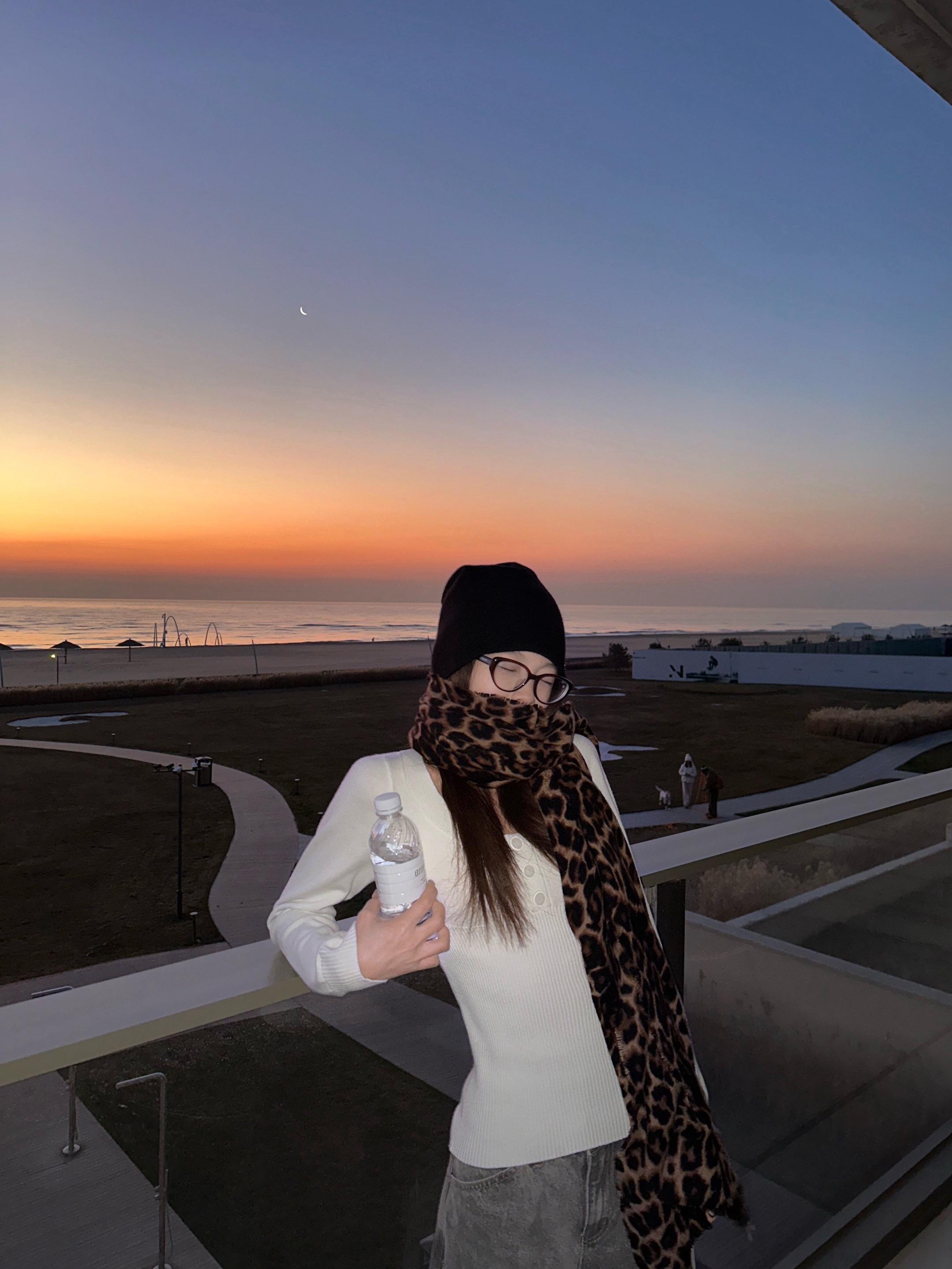 早上好🌄。曙光 海边 我们