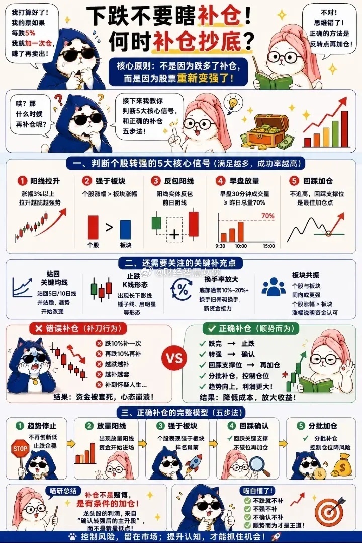 何时补仓抄底？ 