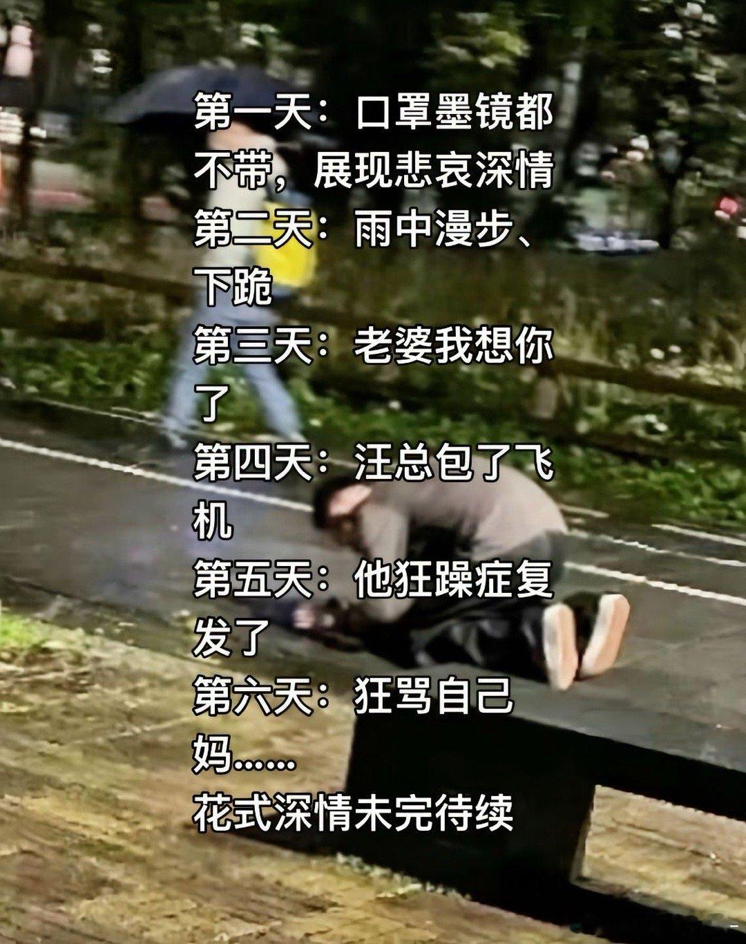 伤心欲绝的表现之一是四处蹦跶吗汪也是岁数大了，还在演20年前偶像剧那剧本，时代更