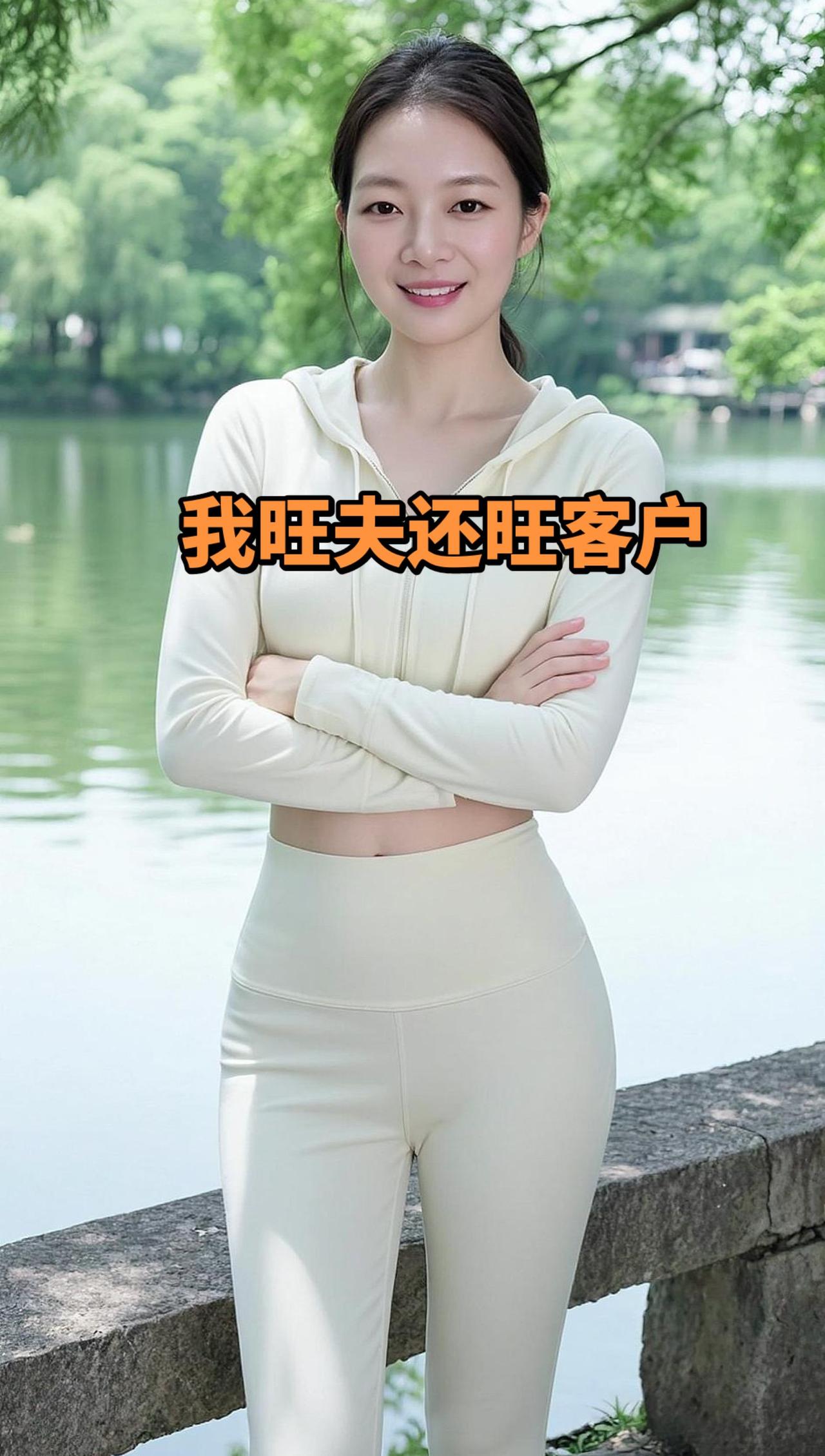 我的AI写真 美女 户外瑜伽裤穿搭 热门甜美女孩