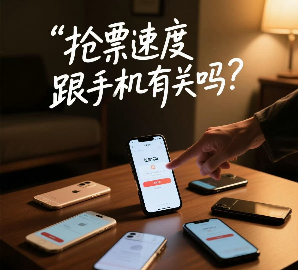 抢票速度跟手机有关吗给大家分享一下我的抢票秘诀：清后台+开飞行模式再关。提前把手