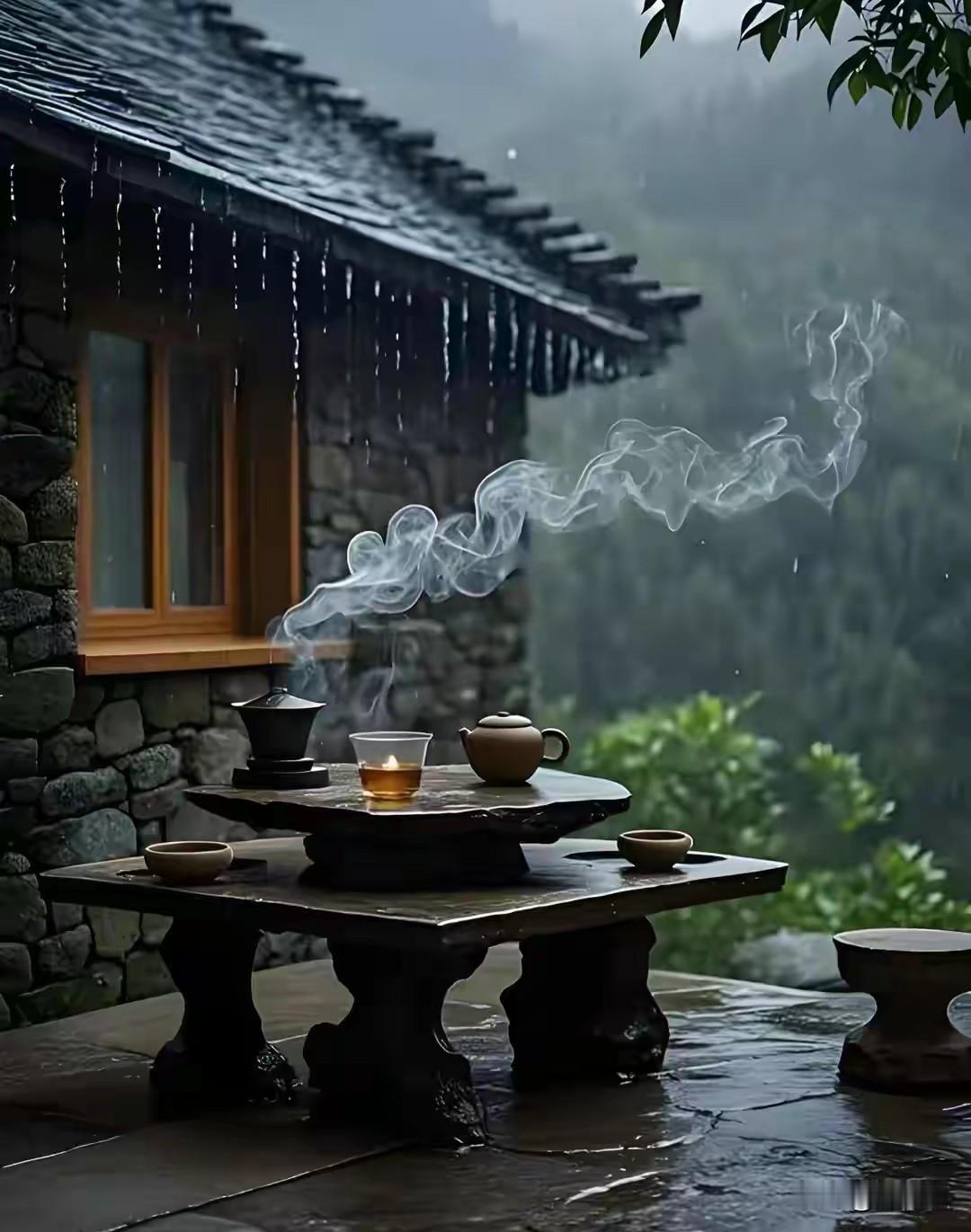 七律·山寺夜禅
古寺松龛佛火微，
夜钟敲落月痕稀。
阶前石润苍苔冷，
檐下风穿贝
