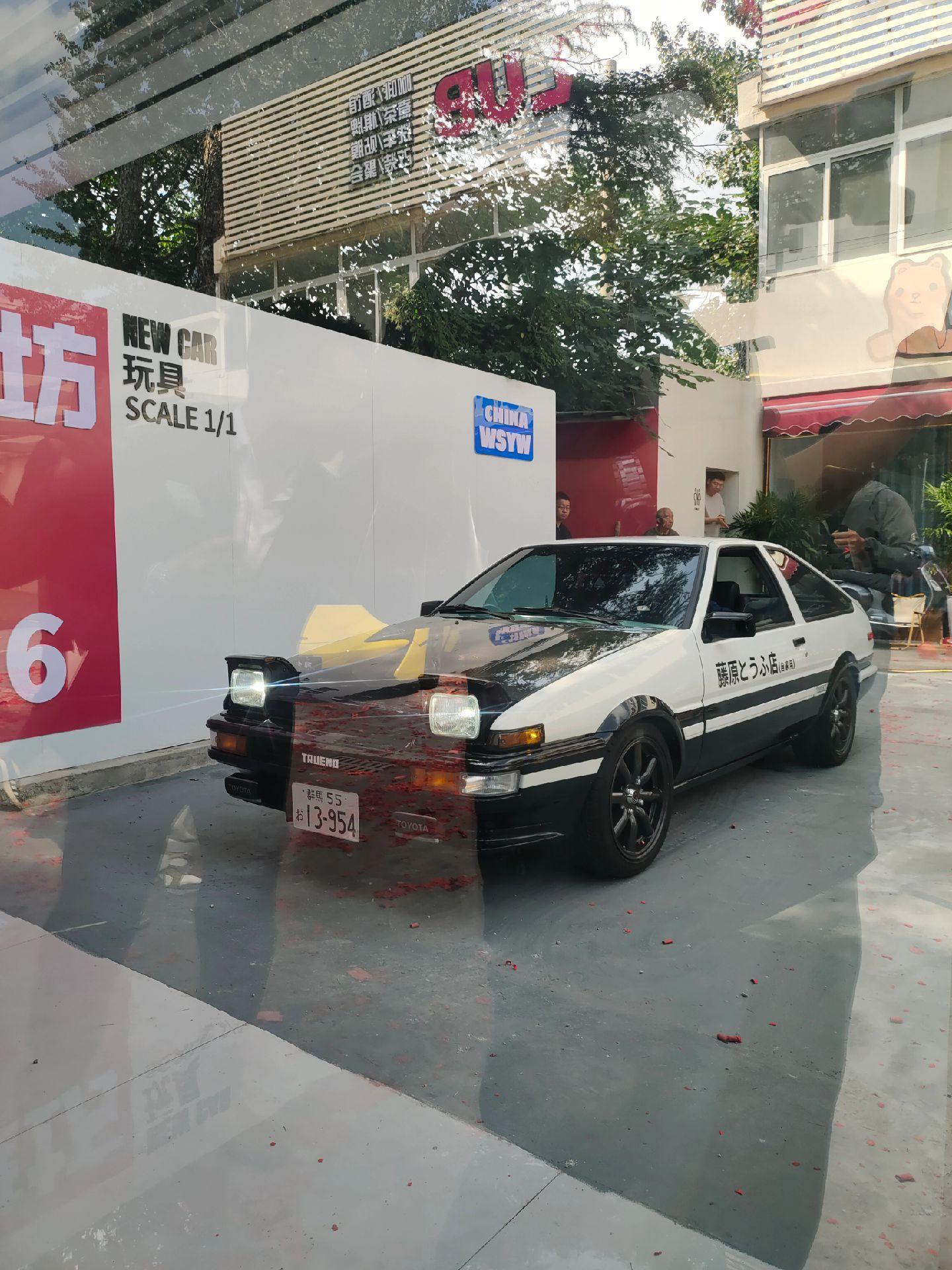 在潍坊居然能见到头文字D里的AE86，这也太震惊了吧