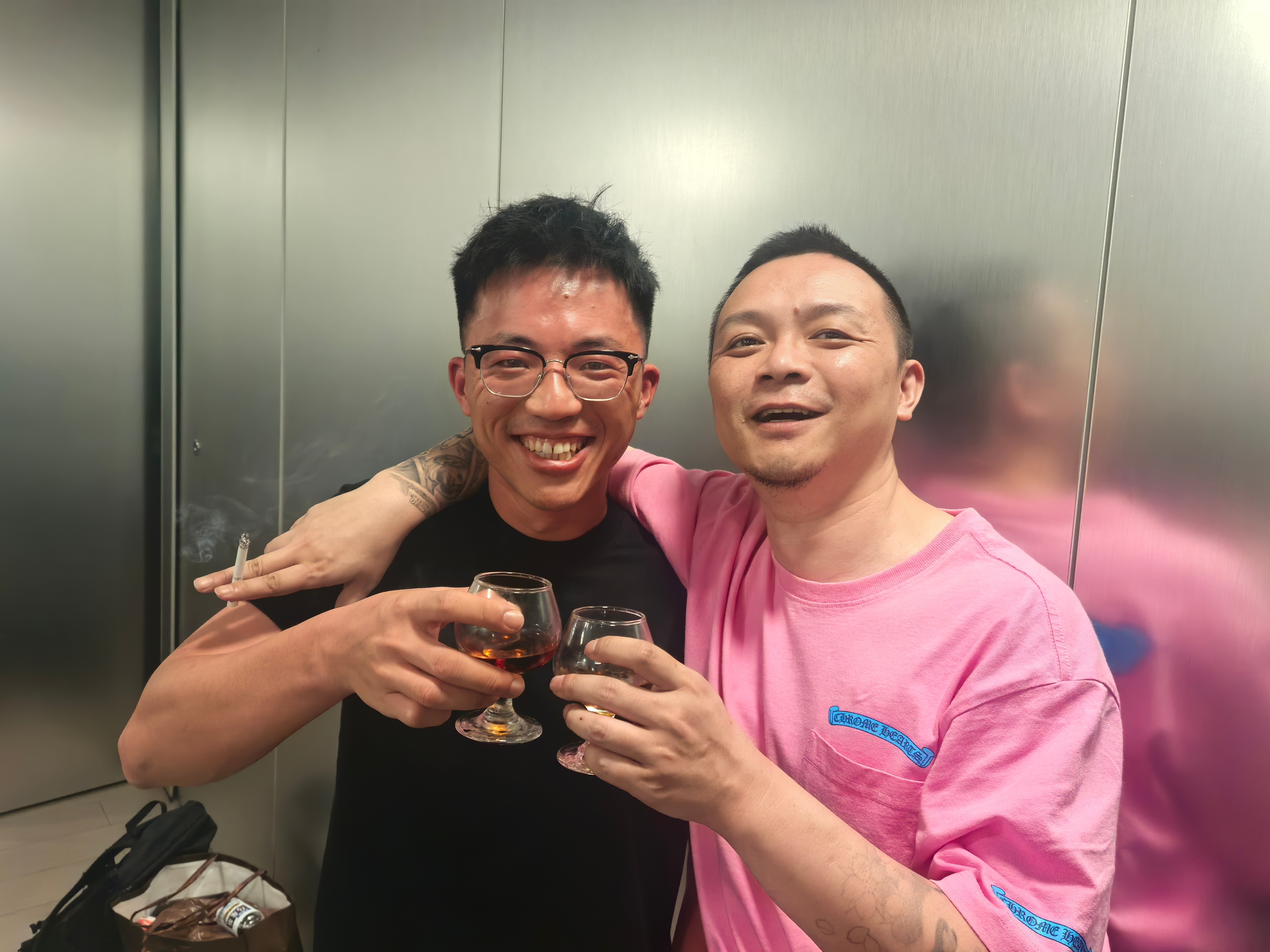 晚上喝醉了