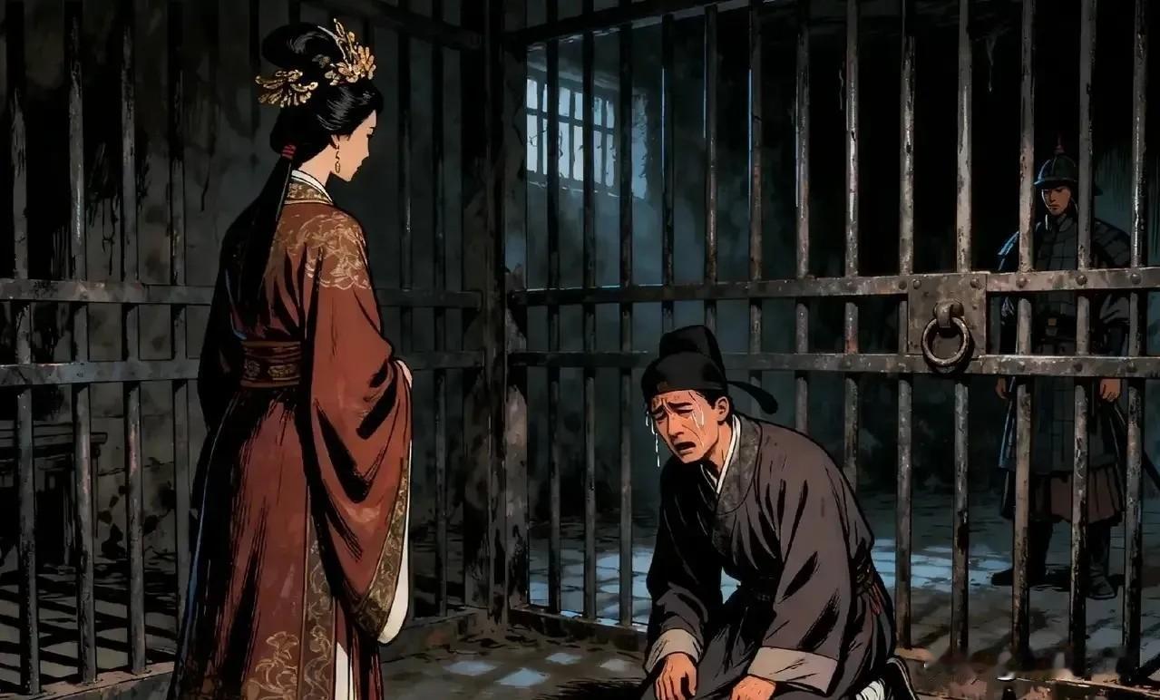 朱元璋处决女婿欧阳伦前，马皇后亲自去天牢送饭，发现女婿囚服袖口里绣着三个字，她看