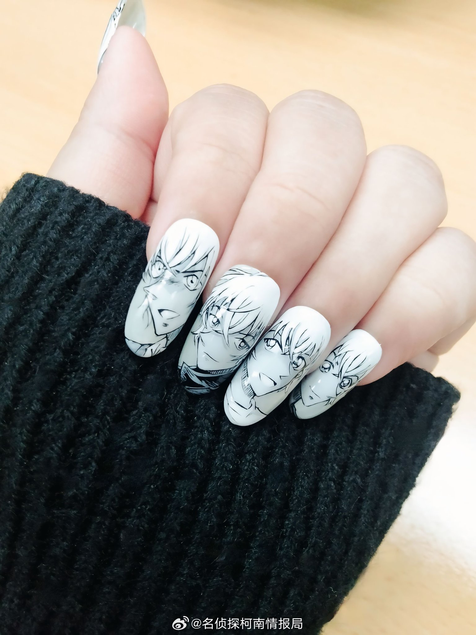 安室透&降谷零&波本 美甲💅🏻名侦探柯南
