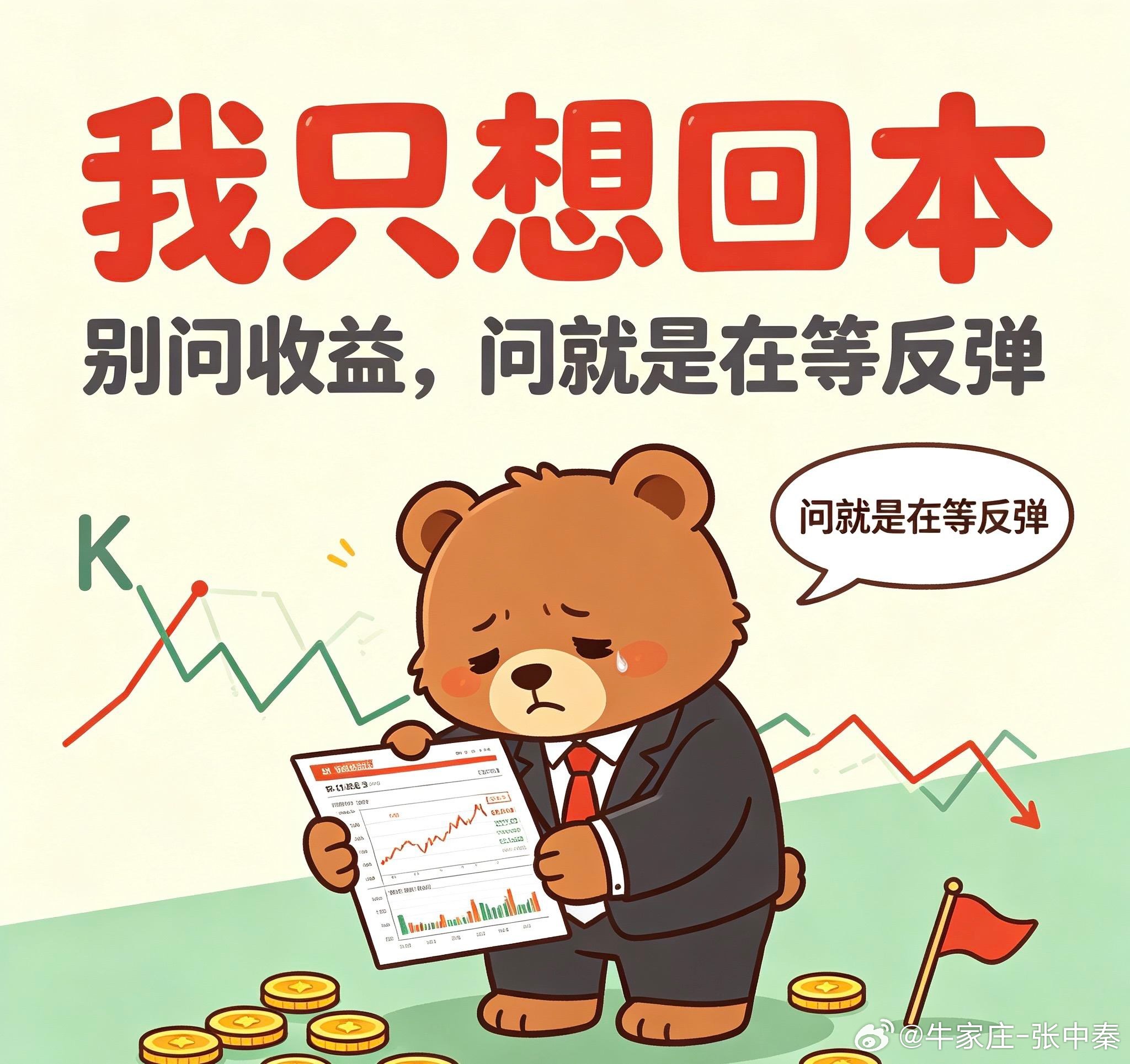 早☕️疯狂星期四！大盘在经过两连阳之后，昨天眼看要变绿，但尾盘10秒拉红，这精准