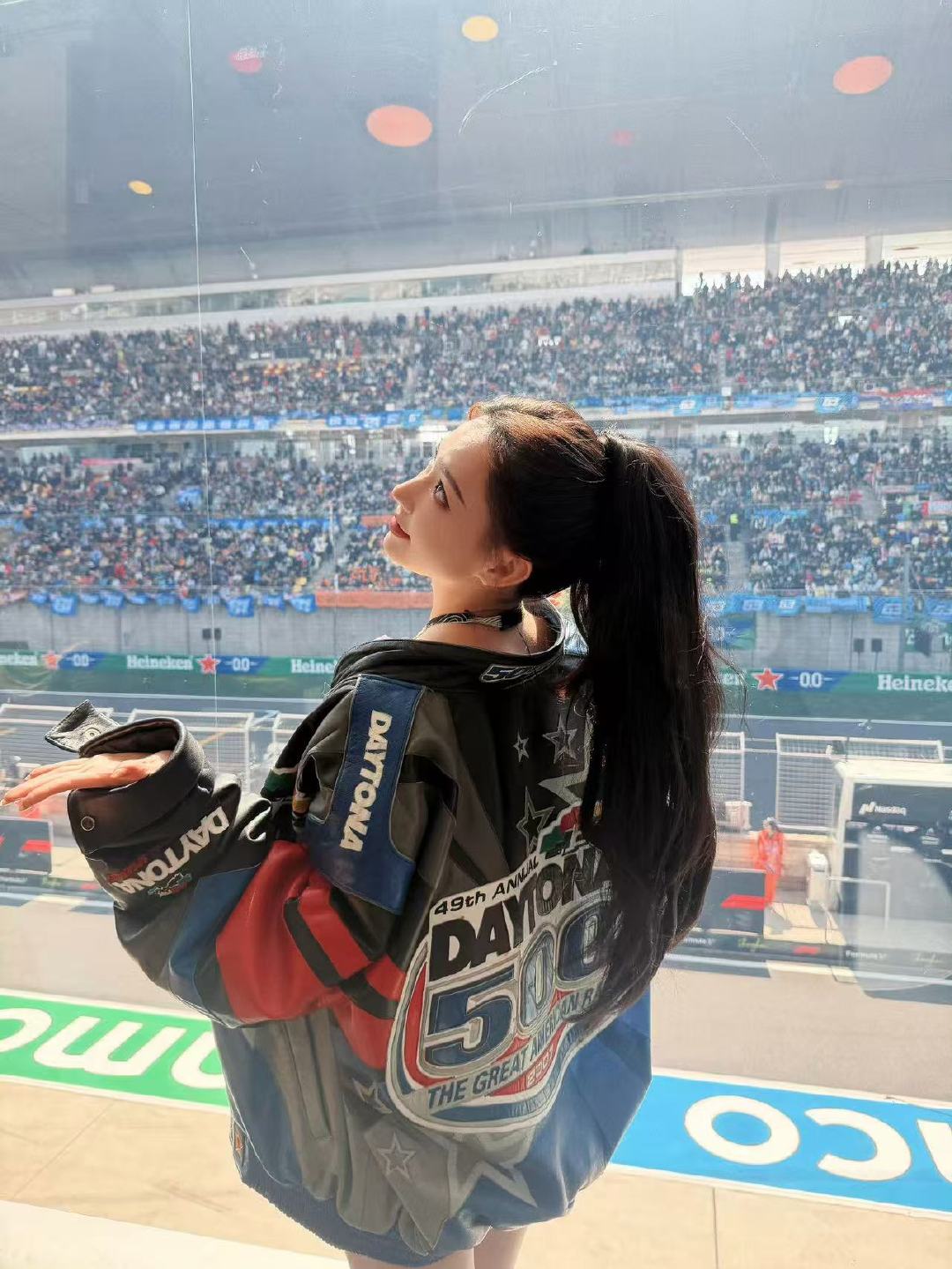 程潇高马尾赛车服造型程潇赛车服高马尾造型程潇高马尾赛车服造型 