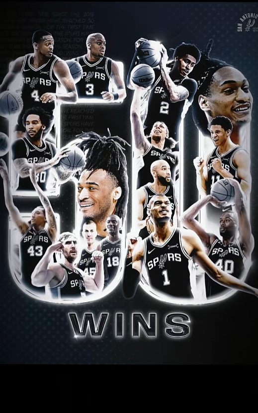 马刺双杀快船马刺50胜马刺9年来首次50胜双杀快船，稳稳拿下50胜，这支重建完成