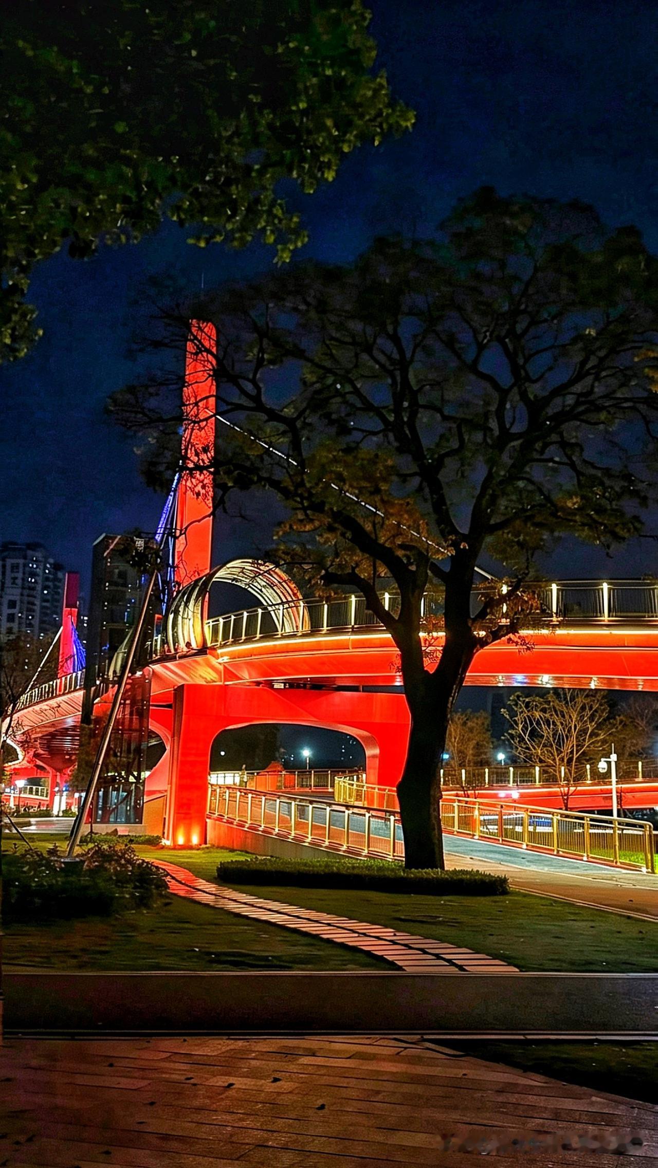 江门市跨江行人天桥｜下沙公园×如意桥