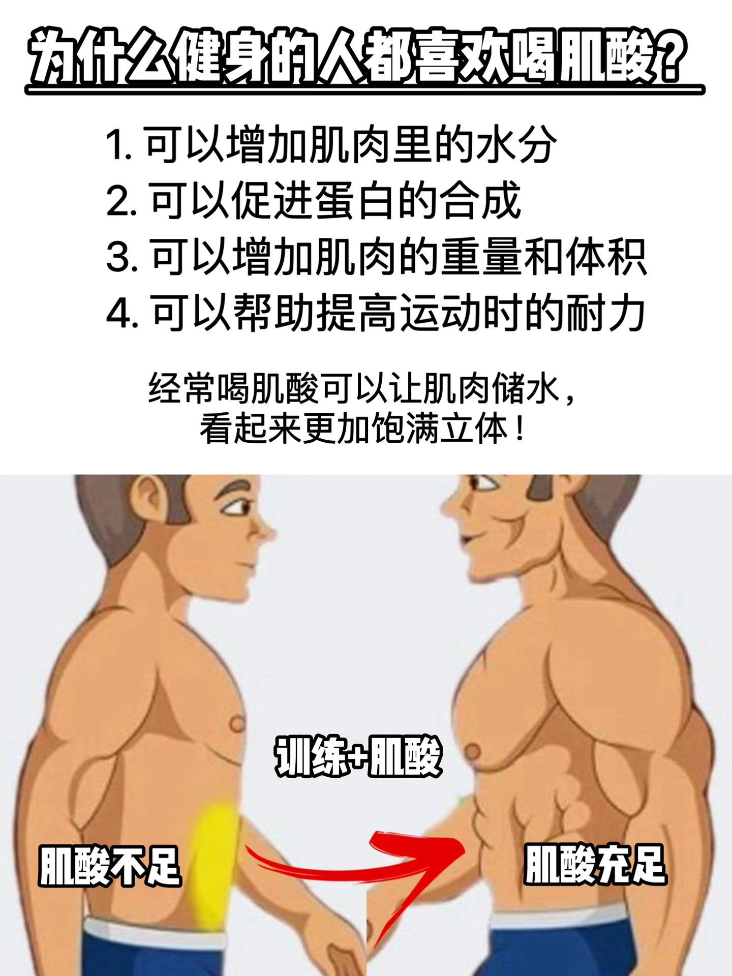 如果训练只选一种补剂，我只会选择肌酸！新品凤梨味 好喝的同时纯度含量也...