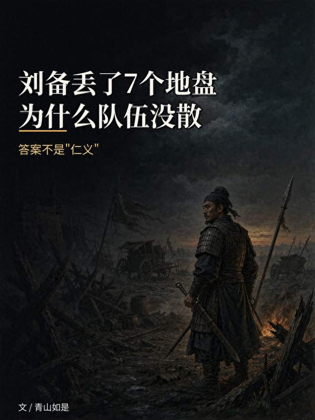 刘备这辈子丢了7个地盘，为什么每次都能重新拉起来一支队伍？