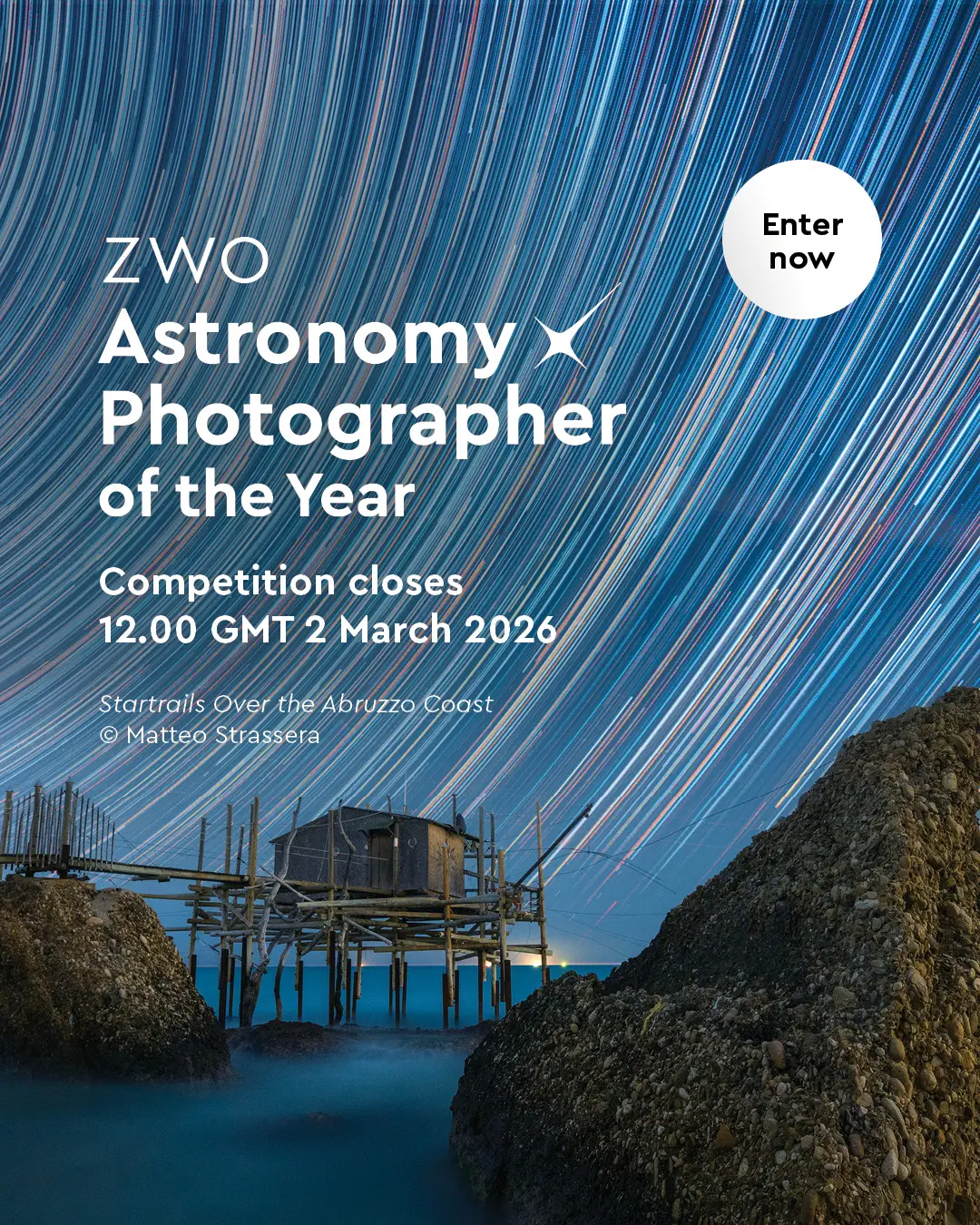 ⏰征集时间即将截止！。星友们不要错过ZWO第18届格林威治天文摄影师大...