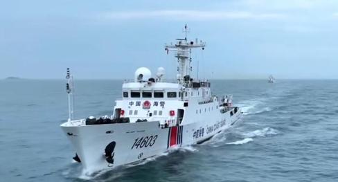 只剩下最后5公里就登陆！金门海域发生激烈对峙，不顾台舰艇围堵，48小时内海警船多