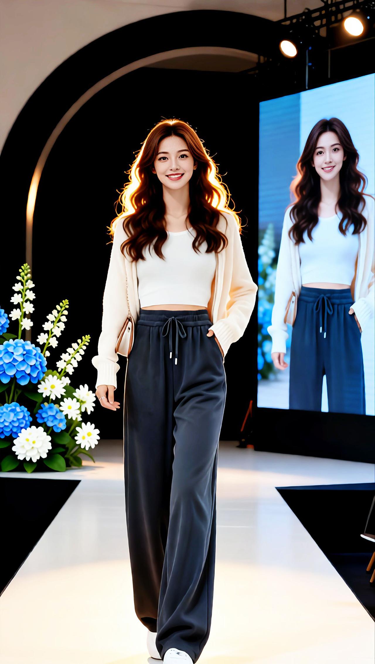 穿搭 每日分享 裤子 女装穿搭 阔腿直筒裤