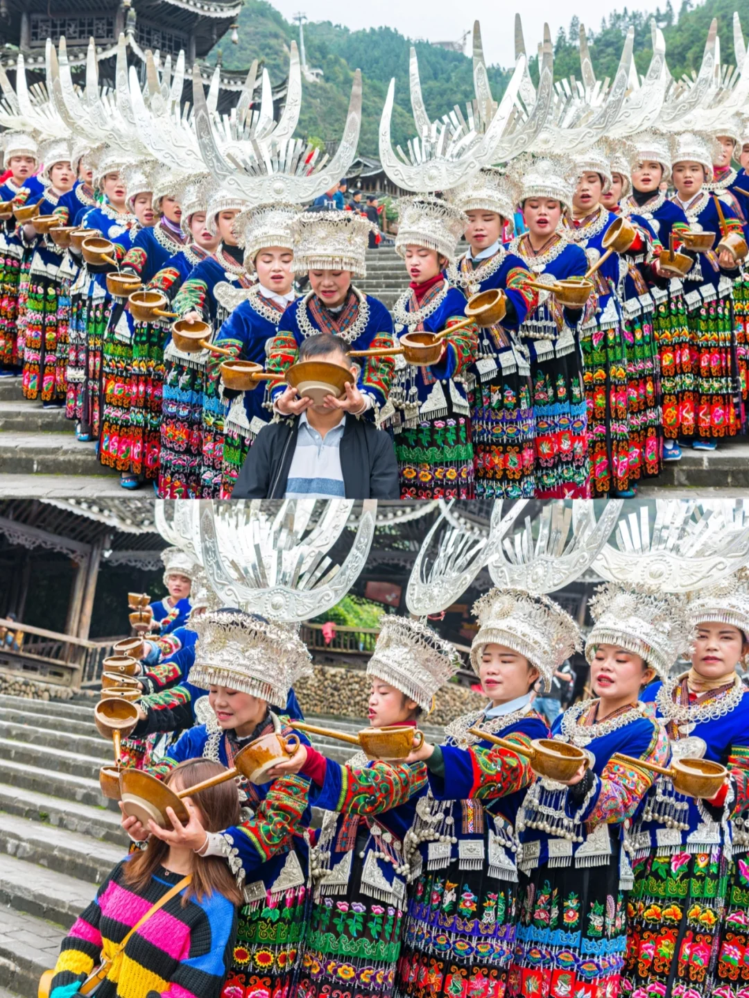 贵州旅行，西江千户苗寨喝一碗高山流水