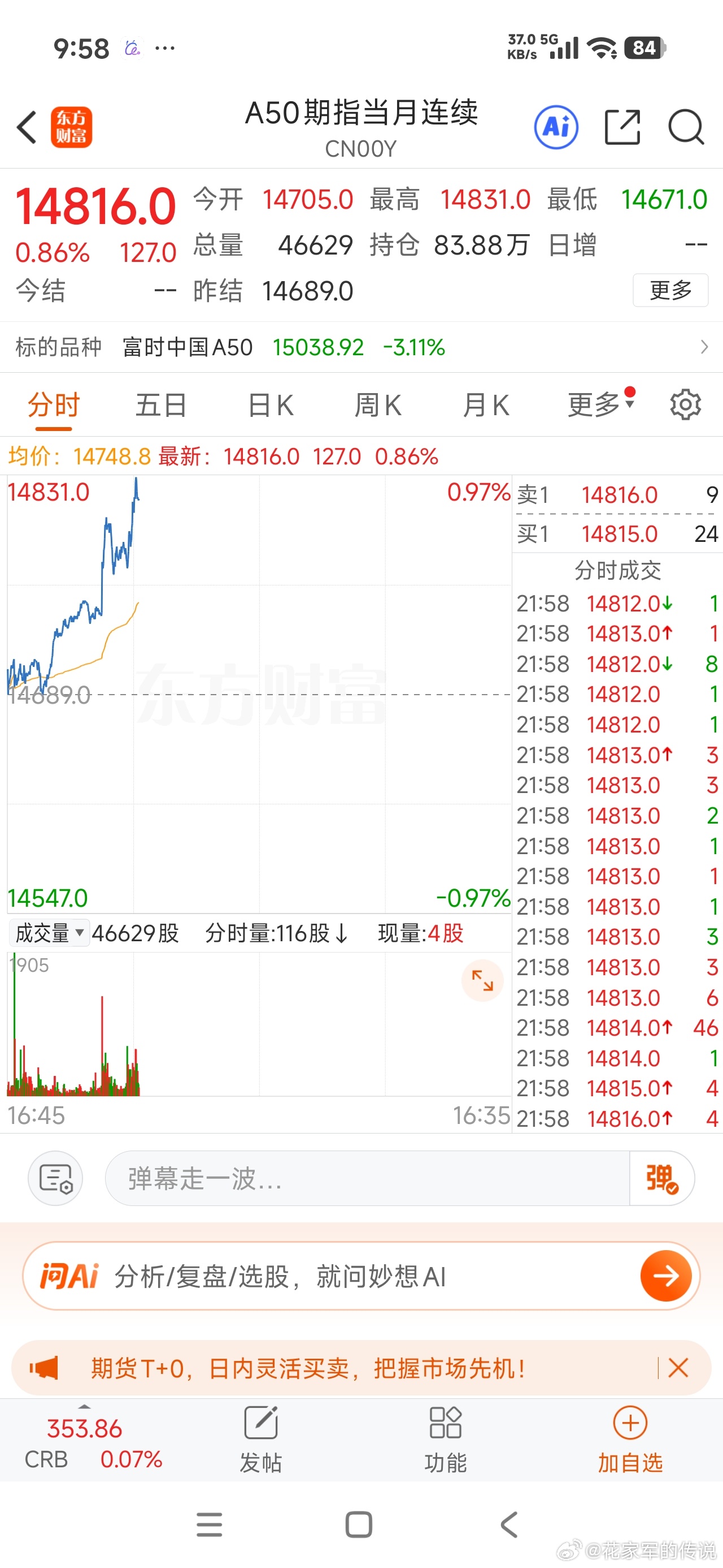 好，明天大盘反弹(ง•̀_•́)ง大行5年期大额存单再现江湖