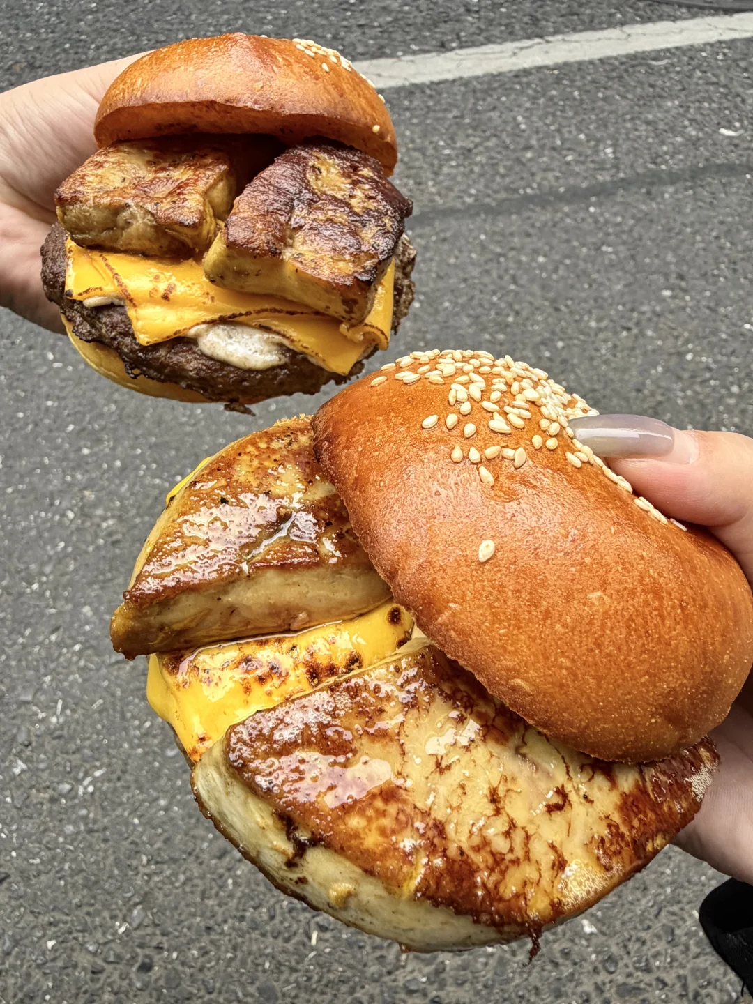 拜见杭州的鹅肝汉堡大王… ！！！！！