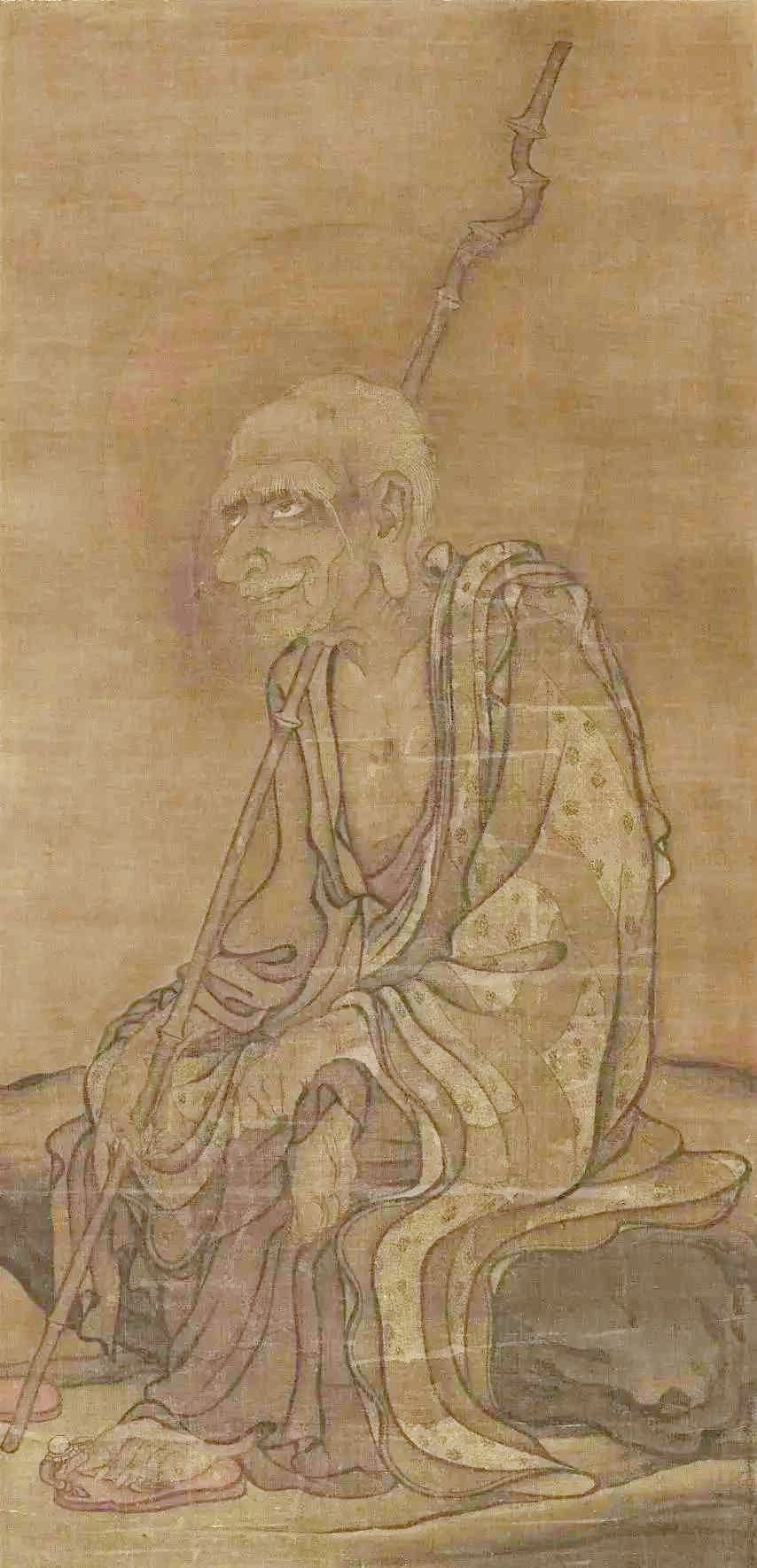 蔡山，元代画家，生平隐没于历史长河，仅存日本室町时代文献《君台观左右帐记》中“元