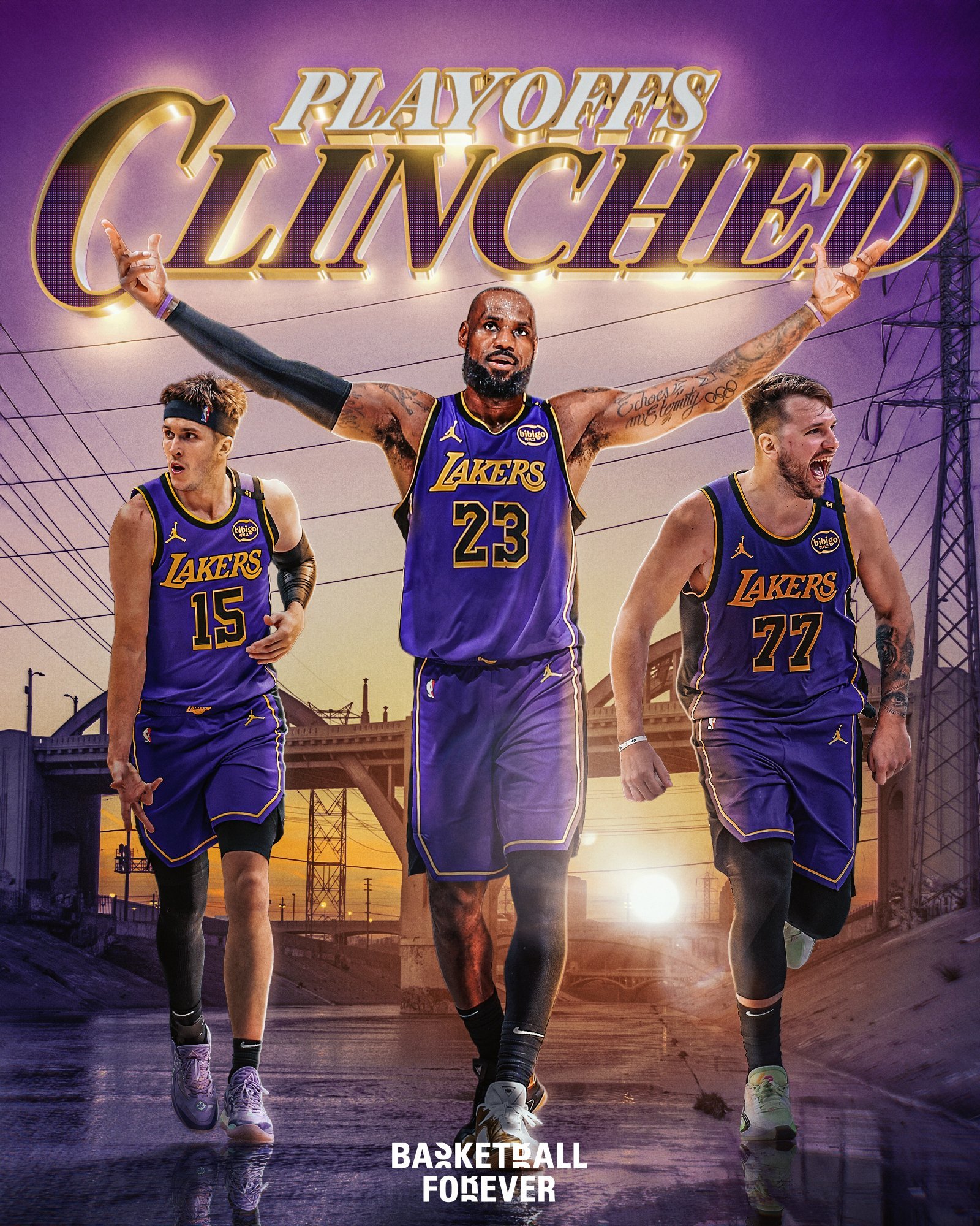 night night [月亮]湖人锁定季后赛湖人国度nba ​​​