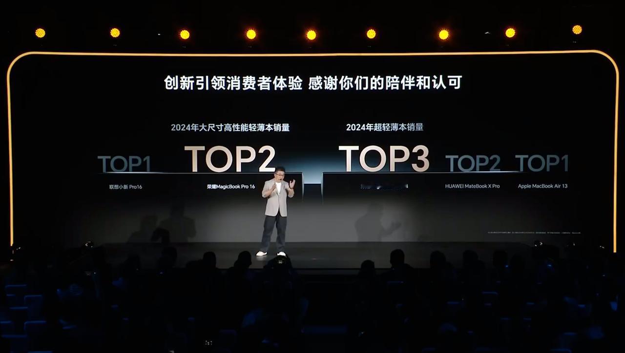 2024年大尺寸高性能轻薄本和超轻薄本的TOP2和TOP3，定语确实不少。但是没