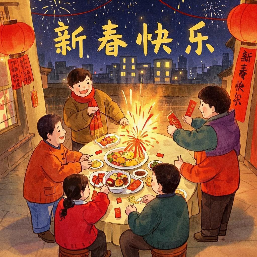 吃的喝的，天天小过年。也不用提前准备年货，需要的随时去超市就行，很方便。

如今