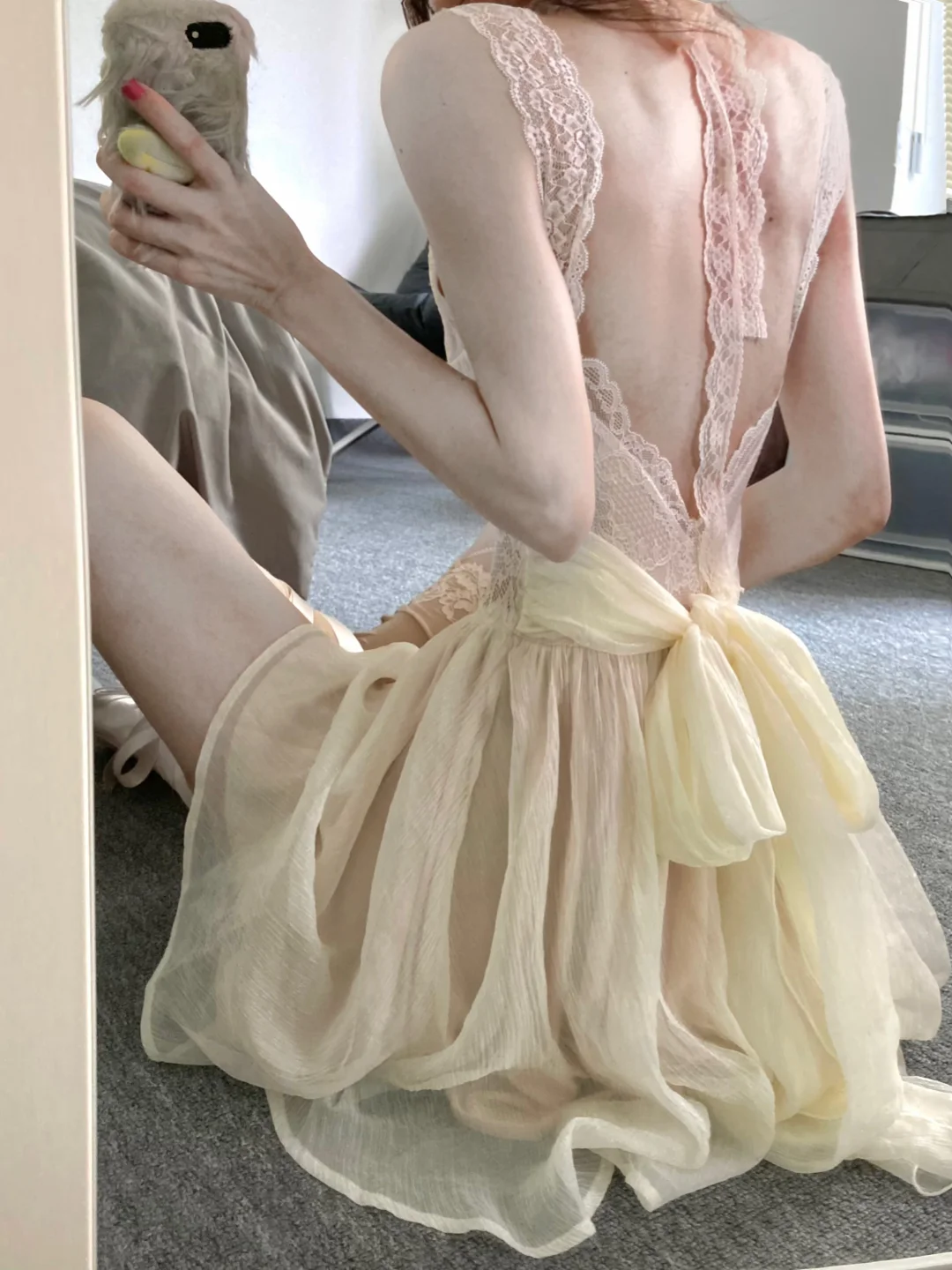 仙仙露背裙就酱拍✨🧝🏻‍♀️🧝🏻‍♀️