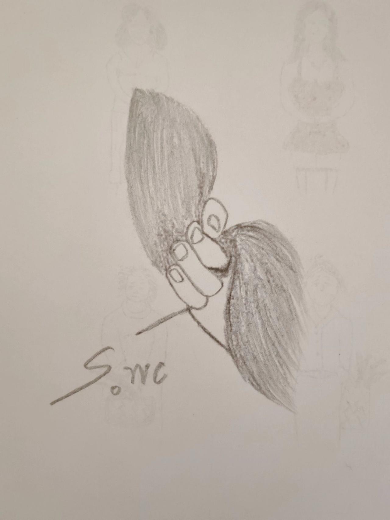 扎个马尾辫😀
搞笑灵魂画手