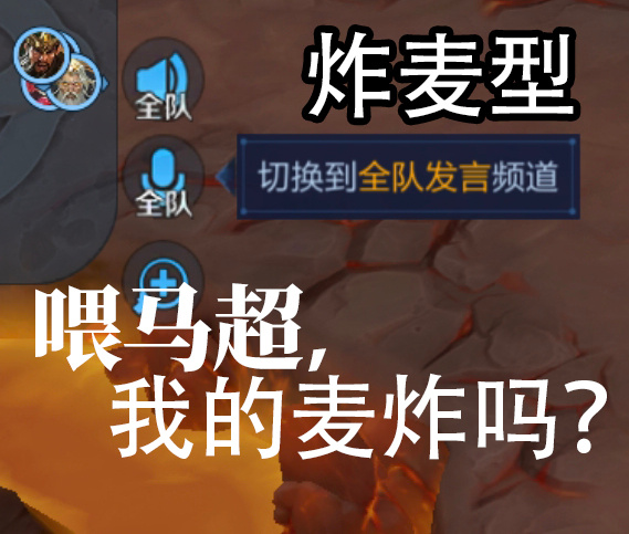 队友麦的类型  