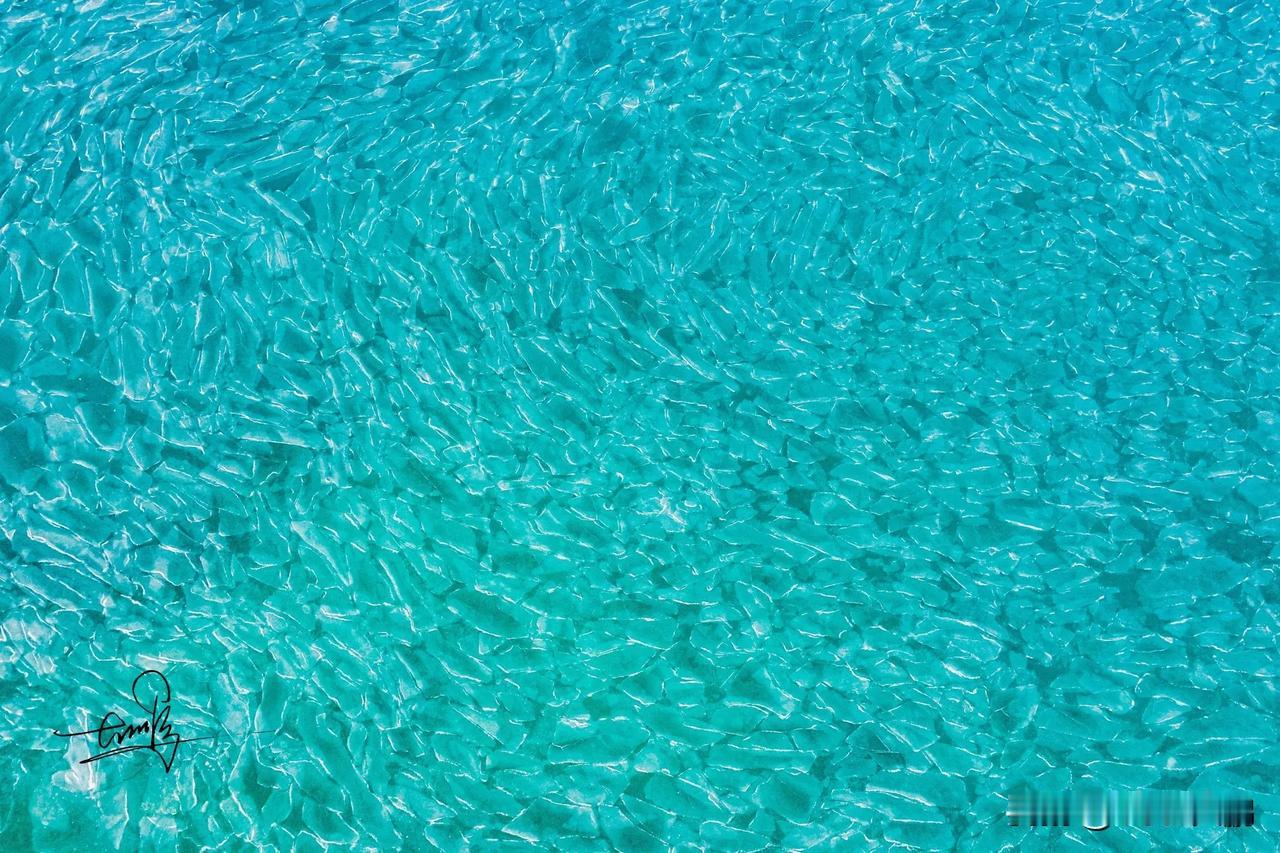 🌊青海湖开始结冰啦❗

素有“高原蓝宝石”之称的青海湖，湖面出现结冰迹象。航拍