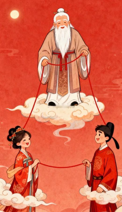 天赐良缘情分深，女方执掌姻缘心，夫君万般多疼爱，相守相伴暖终身🙏 