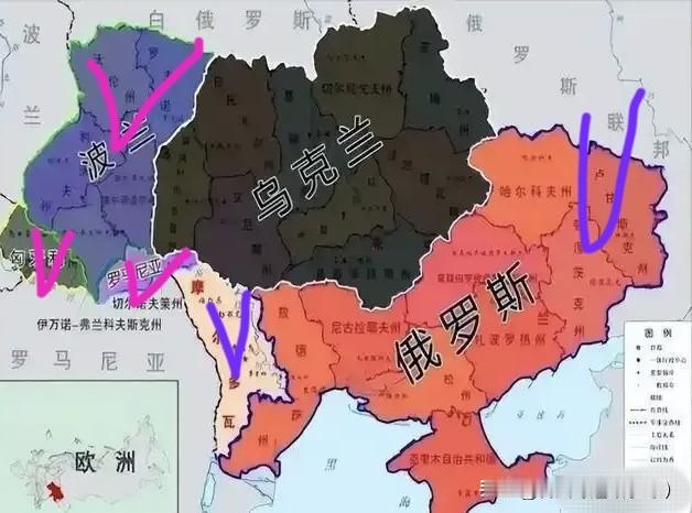 乌克兰如果战败被瓜分，哪国最不可能拿到领土？
A，摩尔多瓦
B，罗马尼亚
C，匈