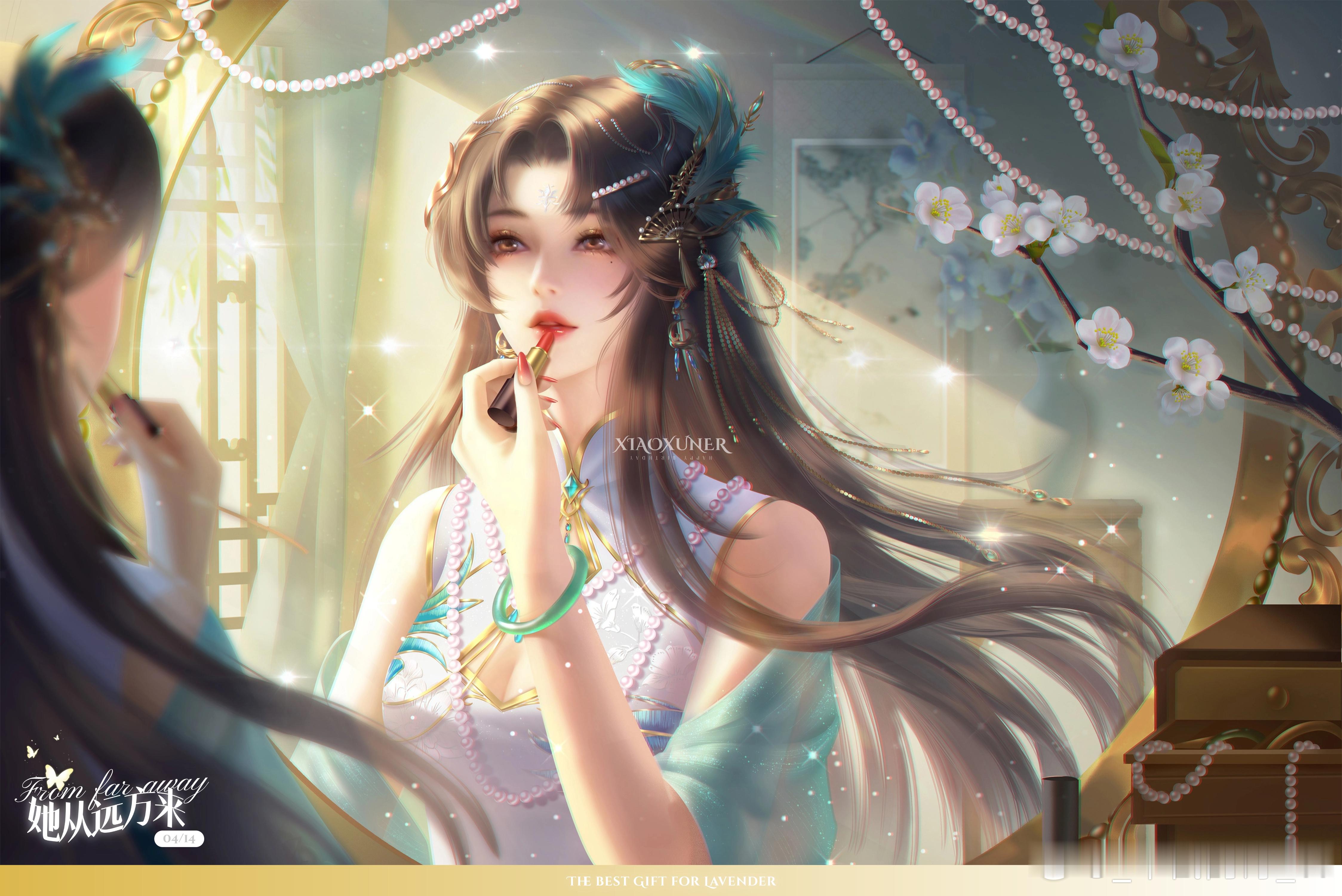 萧薰儿萧薰儿如最美月光，轻拂莲上，开出世间温柔模样。她无需多言，自身便是故事，藏