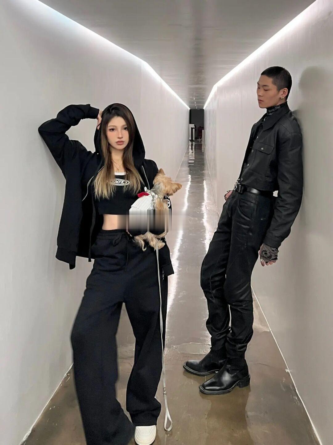 ฅʕ•̫͡•ʔฅ with puppy