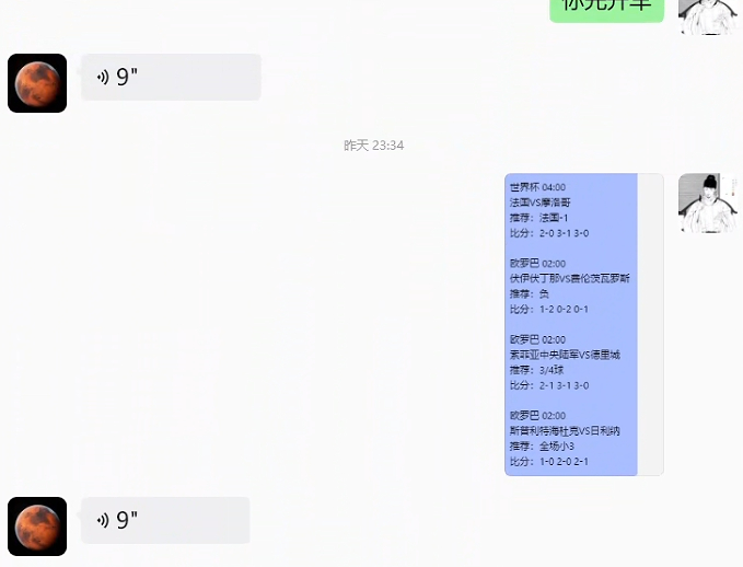 昨日复盘：3红1黑！整体命中率75%！比分也是四中三⚽️ 法国 vs 摩洛哥：稳