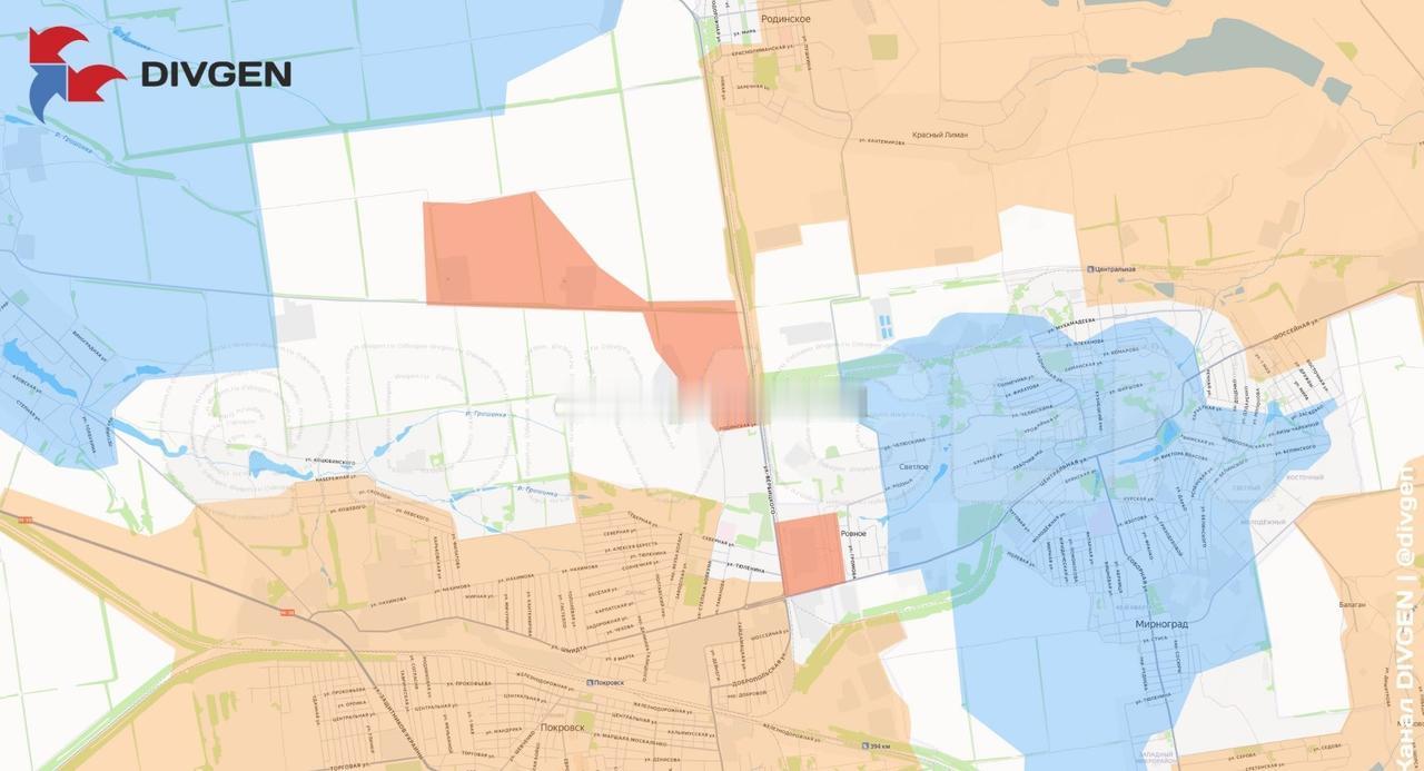 红军村前线区域。俄军正在罗夫诺村进行战斗，并且控制红军城北部的两个工业区。
欢迎
