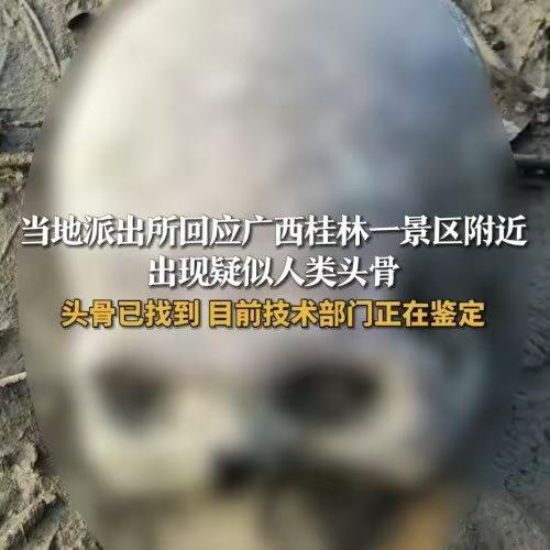 桂林江边惊现疑似人类头骨！警方紧急介入，桂林江边惊现疑似人类头骨！警方紧急介入，