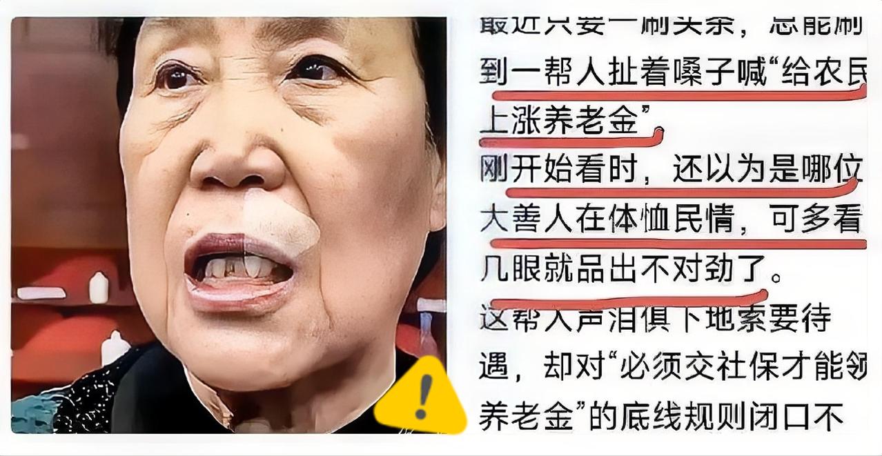 真是可笑，农民代表郭凤莲在两会上提议提高农村养老金，竟引来网上一片冷嘲热讽，实在