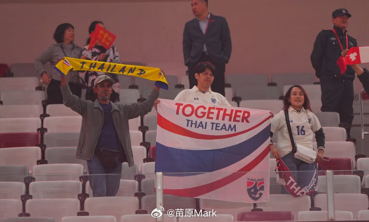 U23国足2比2泰国U23 昨天17318名观众，泰国亦有贡献。 