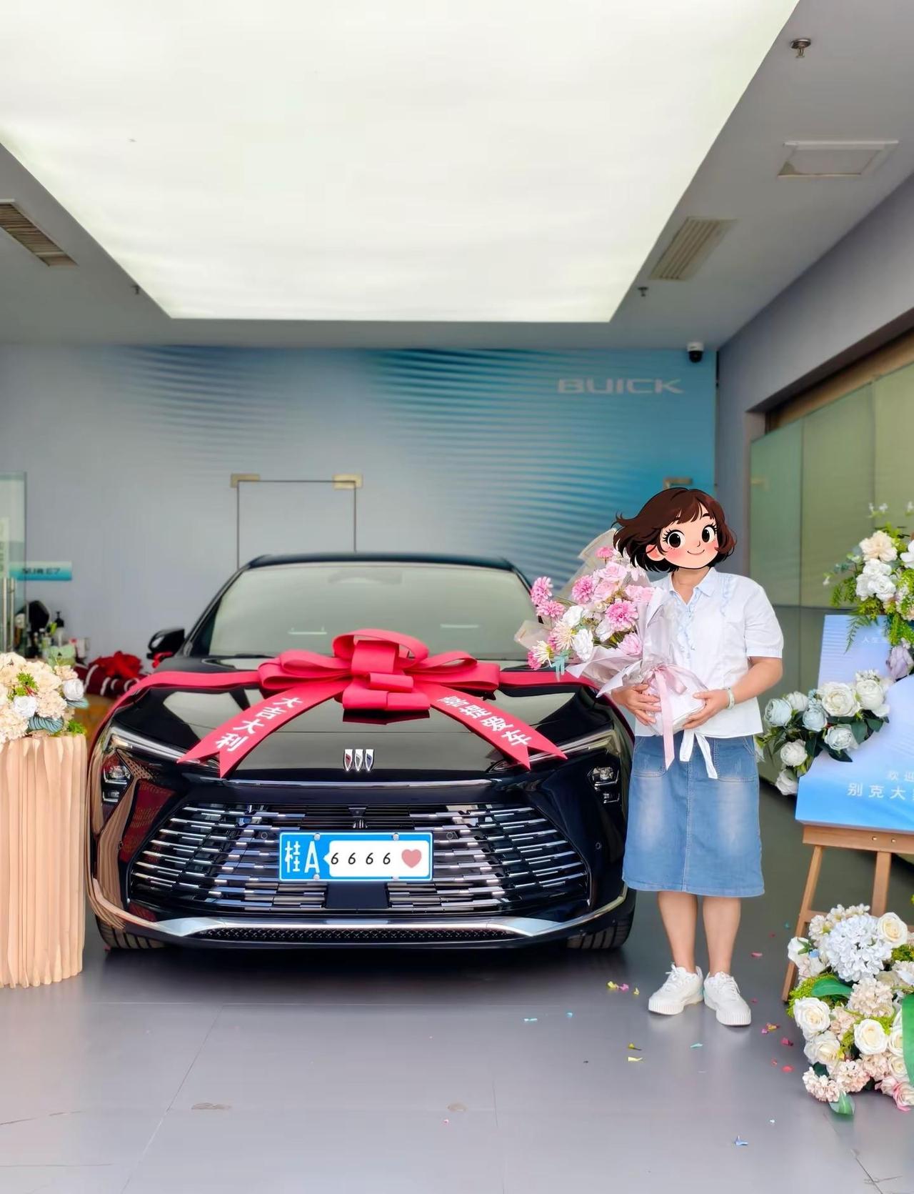 吉日恭喜这位美丽的女士喜提她的美系大男孩。🎉🎉27款君越 别克君越美国男友 