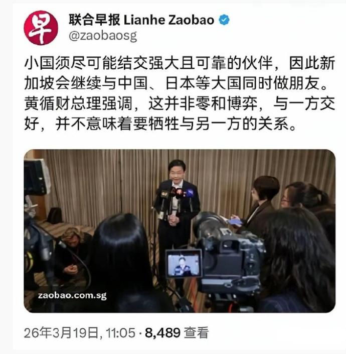 这下知道为什么新加坡人要把黄循财叫黄蠢才了吧？
人们总是不会取错外号的。
在他的