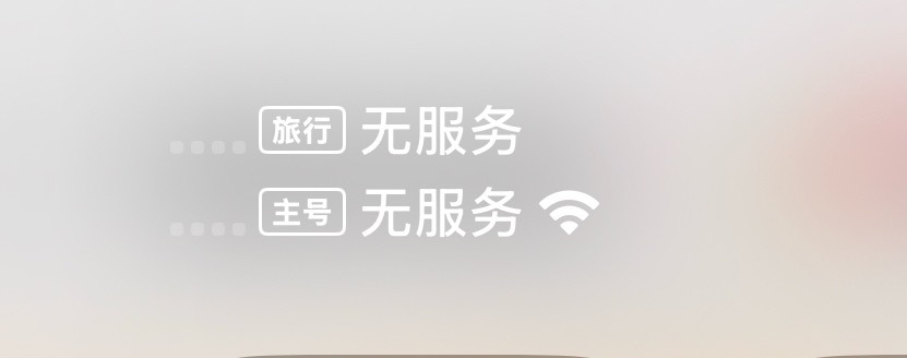 无服务 也是很苦了 差点早餐都买不上 