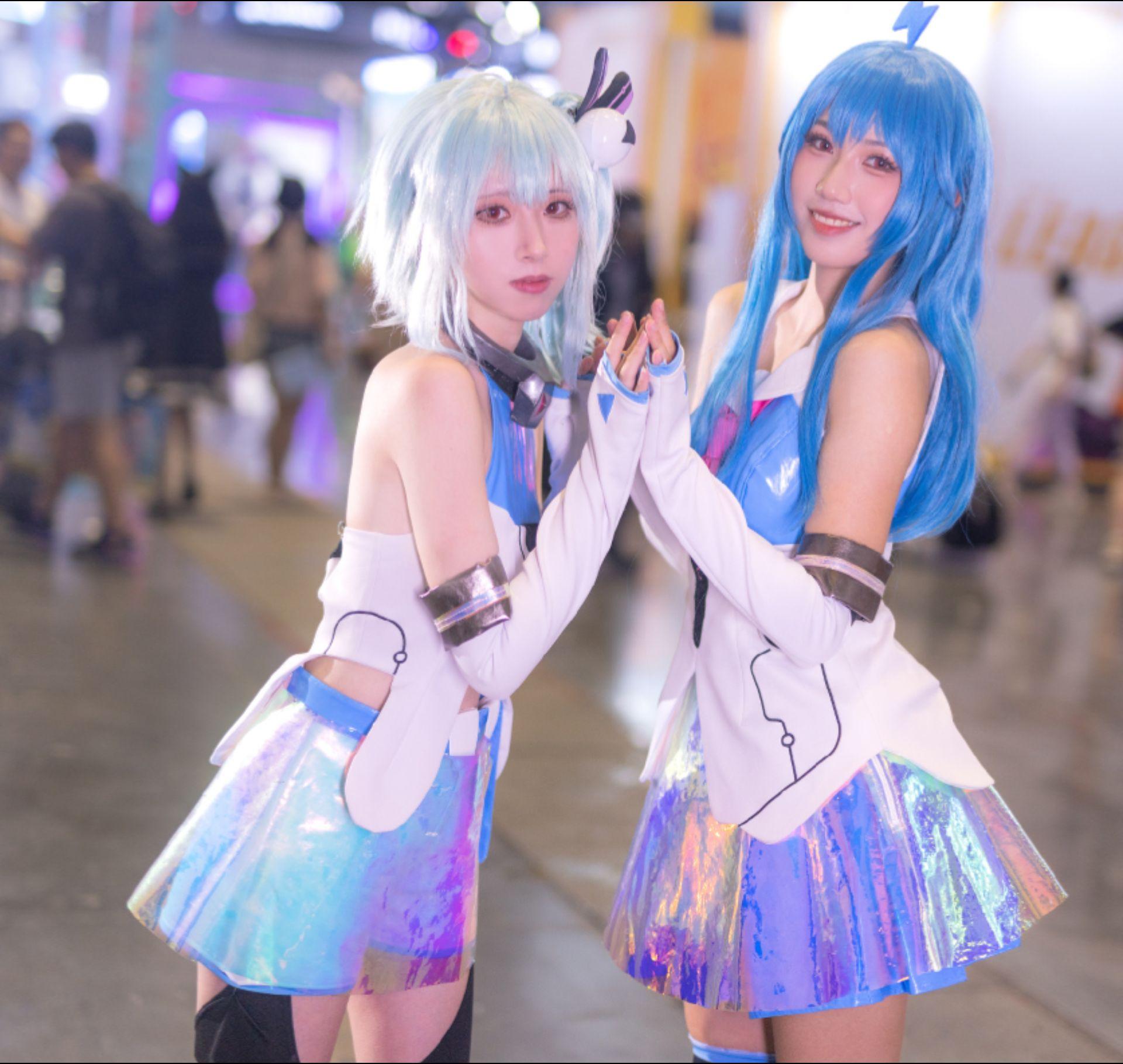 cosplay 二次元少女 2233娘 一种很新的cosplay 漫展...