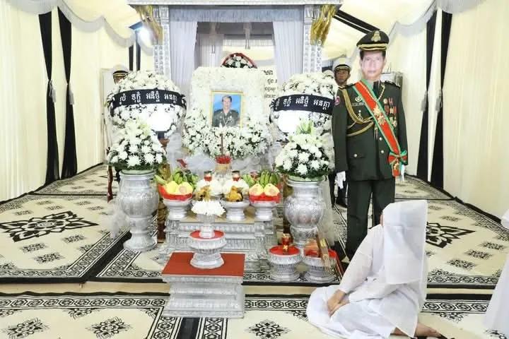 柬埔寨副首相洪玛尼出席里昂少将葬礼，里昂作为第七师长，是目前柬泰冲突中牺牲级别最