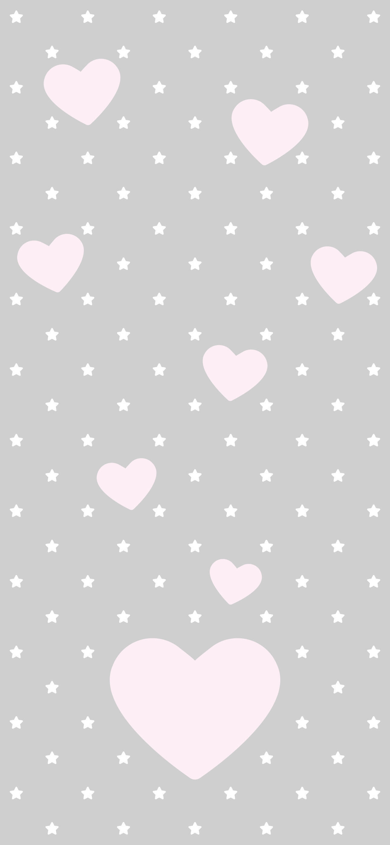 𝓞𝓻𝓲𝓰𝓲𝓷𝓪𝓵 | 灰粉星心韩系灰粉星星爱心壁纸🩶🎀 