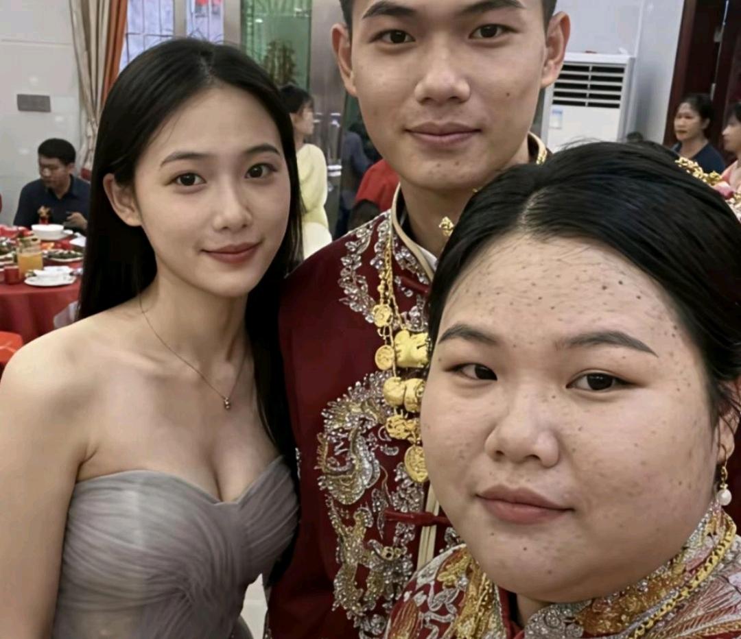 伴娘和新娘的合照。
为什么结婚要请伴娘？

不是随便拉个未婚姑娘就能当伴娘的。