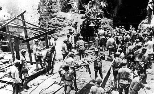 1941年，日军进攻黄崖洞前赶来100多只羊清扫地雷，团长欧致富率1500余人坚